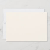 Boho Victoriaanse Koninklijke Bloemige Bruiloft Save The Date (Achterkant)