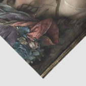 Boho Vintage Bloemendame Decoupage Tissuepapier (Detail)