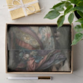Boho Vintage Bloemendame Decoupage Tissuepapier (Geschenk)