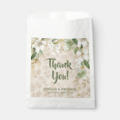 Boho Vintage Bloemige Botanische Bruiloft Bedankzakje (Voorkant)