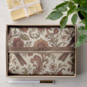 Boho Vintage Vogels & Bloemen Tissuepapier (Geschenk)