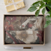 Boho Vintage Vogels & Bloemen Tissuepapier (Geschenk)