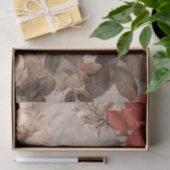 Boho Vintage Vogels & Bloemen Tissuepapier (Geschenk)