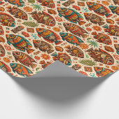 Boho Vis Ontwerp Inpakpapier (Hoek)