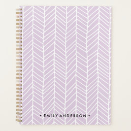Boho visgraat lavendel Paarse Planner