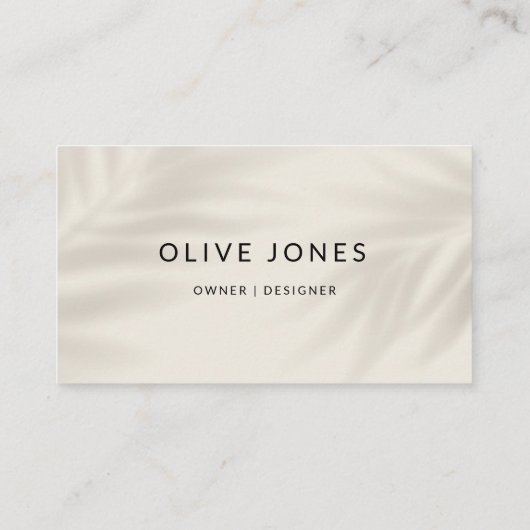 Boho-Visitekaartje Visitekaartje (Achterkant)