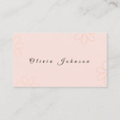 Boho-Visitekaartje Visitekaartje (Achterkant)