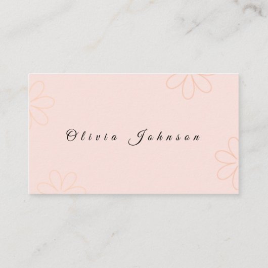 Boho-Visitekaartje Visitekaartje (Achterkant)