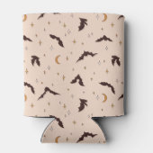 Boho vleermuizen en sterren Halloween patroon Blikjeskoeler (Achterkant)