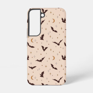 Boho vleermuizen en sterren Halloween patroon Samsung Galaxy Hoesje
