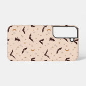 Boho vleermuizen en sterren Halloween patroon Samsung Galaxy Hoesje (Achterkant horizontaal)