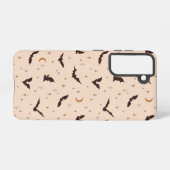 Boho vleermuizen en sterren Halloween patroon Samsung Galaxy Hoesje (Achterkant horizontaal)