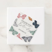 Boho vlinder Baby shower Party Favor Bedankjes Labels (In situ)