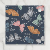 Boho vlinder Baby shower Party Favor Bedankjes Labels (Achterkant)