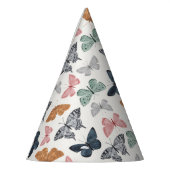 Boho vlinder betoverde tuin verjaardag feesthoedjes (Links)