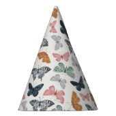 Boho vlinder betoverde tuin verjaardag feesthoedjes (Rechts)