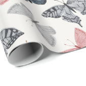 Boho Vlinder Betoverend Inpakpapier (Rol Hoek)
