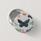 Boho Vlinder Feest Accessoires Cadeautjes Ronde Button 3,2 Cm (Voorkant /achterkant)