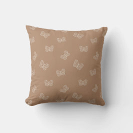 Boho Vlinder Modern Baby Meisje Neutraal Tannig Br Kussen