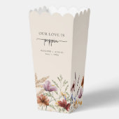 Boho vlinder popcorn bedankdoosjes (Achterkant)