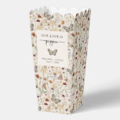 Boho vlinder popcorn bedankdoosjes (Voorkant)