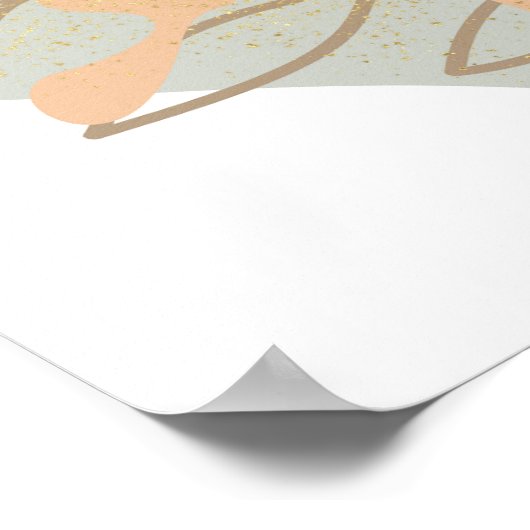 Boho vlinder, poster (Hoek)