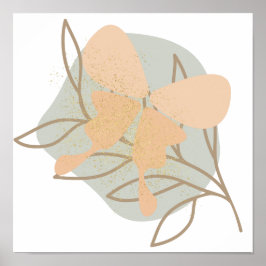 Boho vlinder, poster