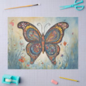 Boho Vlinder Tissuepapier (Craft)