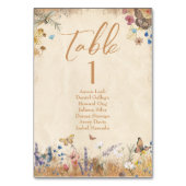 Boho vlinder tuin bruiloft Kaart (Voorkant)