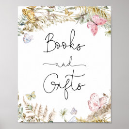 Boho Vlinders Boeken en Cadeaus Poster