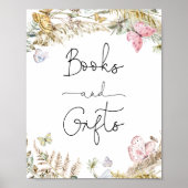 Boho Vlinders Boeken en Cadeaus Poster (Voorkant)