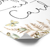 Boho Vlinders Kaarten en Cadeaus Poster (Hoek)