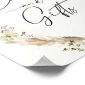 Boho Vlinders Kaarten en Cadeaus Poster (Hoek)