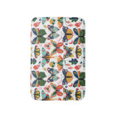 Boho vlinders: naadloos behangpatroon. badmat (Voorkant Verticaal)