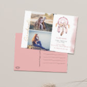 Boho Voeg Jouw Foto's Toe Afstuderen Briefkaart