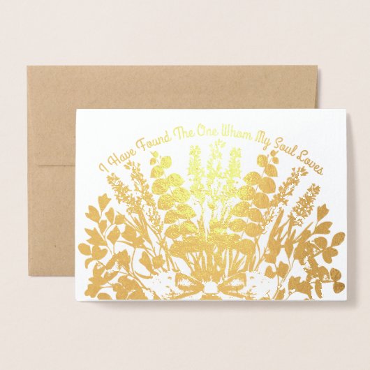 Boho vond de One I Love bruiloft uitnodiging (Voorkant met envelop)