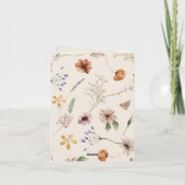 Boho Vouwkaart Bedankt (Achterkant)