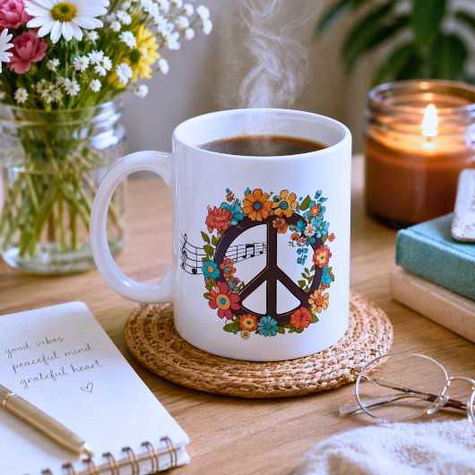 Boho Vrede en Muziek Koffiemok