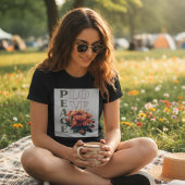 Boho Vrede & Liefde Bloem - Retro 70s Groovy T-shirt