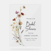 Boho Vrijgezellenfeest acryl teken Acryl Bord (Voorkant)