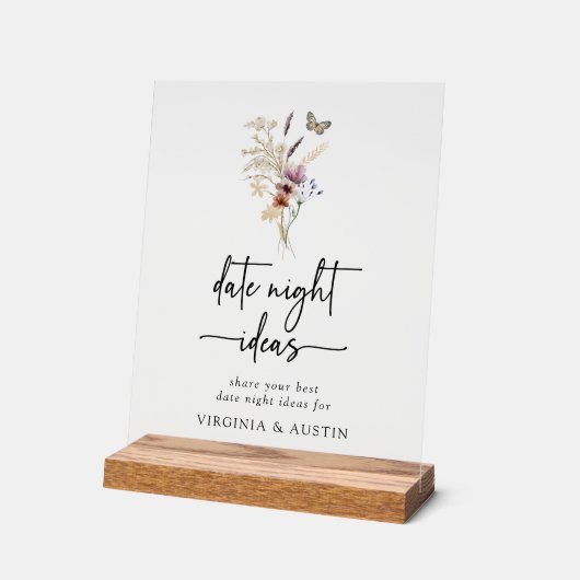 Boho Vrijgezellenfeest acryl teken Acryl Bord (Hoek)