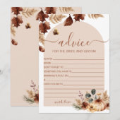 Boho Vrijgezellenfeest advies Kaarten Terracotta F (Voorkant / Achterkant)