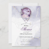 Boho Vrijgezellenfeest Amethyst Maroon Full Moon Kaart (Voorkant)