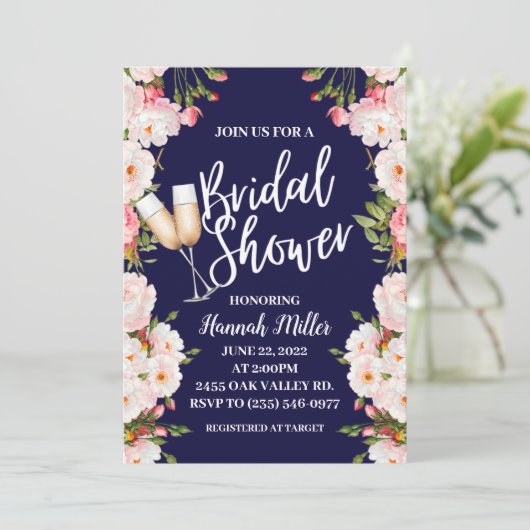 Boho Vrijgezellenfeest Brunch Uitnodiging (Staand voorkant)