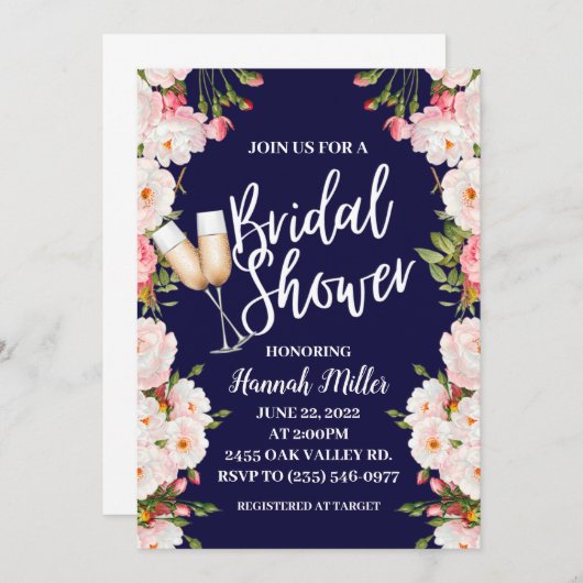 Boho Vrijgezellenfeest Brunch Uitnodiging (Voorkant / Achterkant)