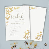 Boho - Vrijgezellenfeest goudsparkle Kaart