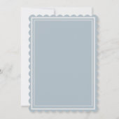  Boho Vrijgezellenfeest Grijze Perzik Bloemen Kaart (Achterkant)