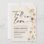 Boho Vrijgezellenfeest Herfst in de liefde Kaart (Voorkant)