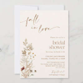 Boho Vrijgezellenfeest Invite | Modern Floral Brid Kaart