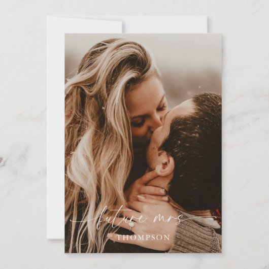 Boho Vrijgezellenfeest Invite | Modern Floral Brun Kaart (Achterkant)